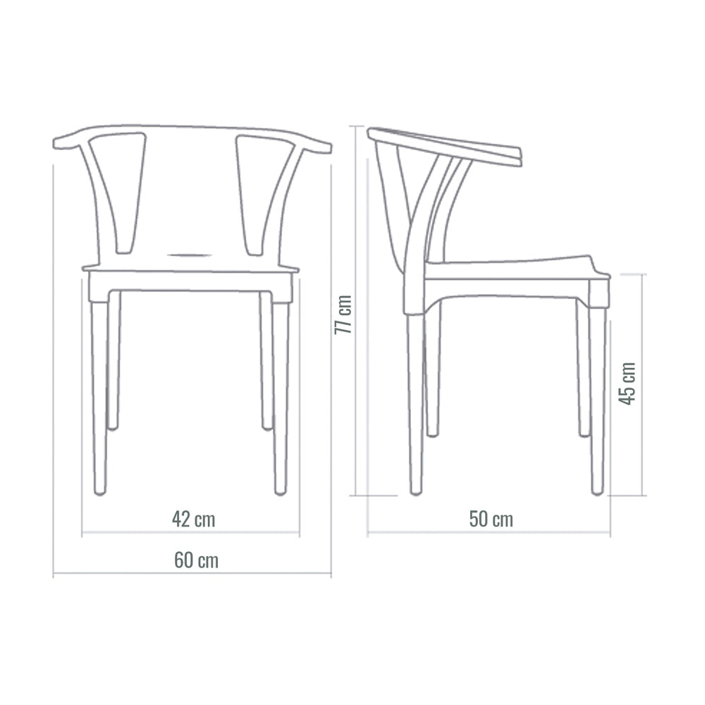 Silla Palta Wood